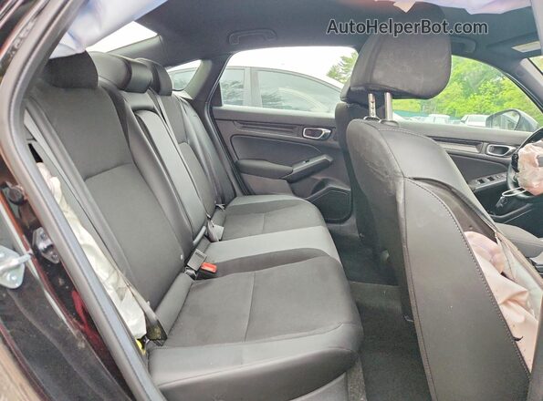 2HGFE2F53SH600201 2025 HONDA CIVIC Черный Вид задних сидений