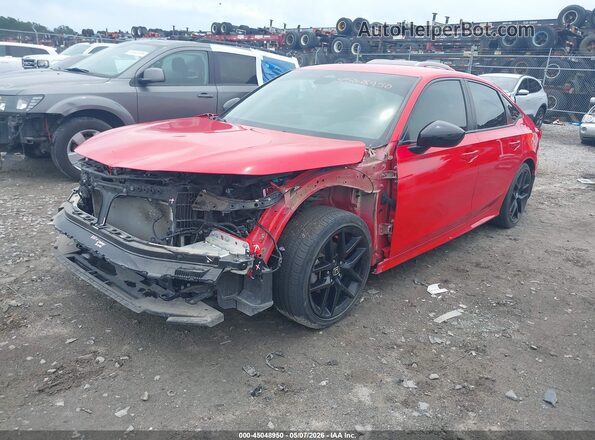 2HGFE2F54NH516795 2022 HONDA CIVIC Красный Передняя левая четверть