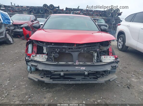 2HGFE2F54NH516795 2022 HONDA CIVIC Красный Вид задней части салона