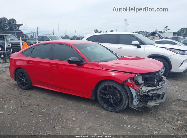2HGFE2F54NH516795 2022 HONDA CIVIC Красный Панорамный вид салона 360°