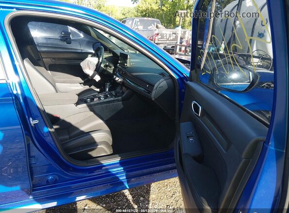 2HGFE2F54NH528090 2022 HONDA CIVIC Blue Widok wnętrza z przodu