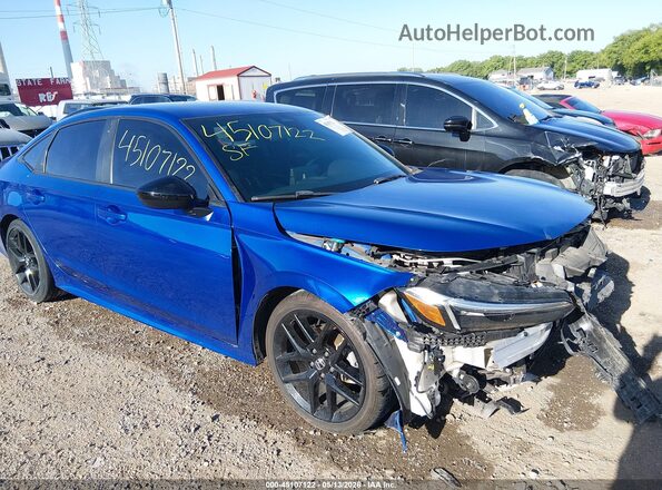 2HGFE2F54NH528090 2022 HONDA CIVIC Blue 