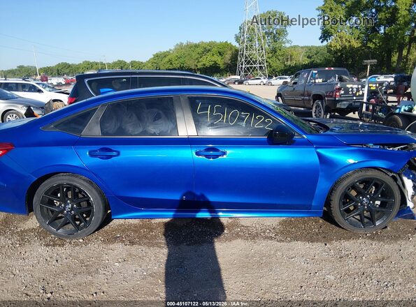 2HGFE2F54NH528090 2022 HONDA CIVIC Blue Widok wnętrza 360 stopni