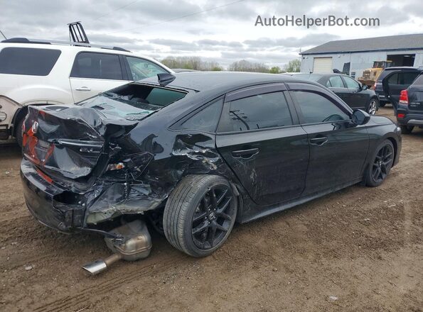 2HGFE2F54NH597569 2022 HONDA CIVIC Black Հետևի աջ
