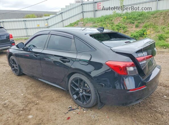 2HGFE2F54NH597569 2022 HONDA CIVIC Black Հետևի ձախ