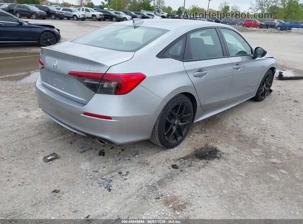 2HGFE2F54NH603449 2022 HONDA CIVIC Серый Задняя правая четверть