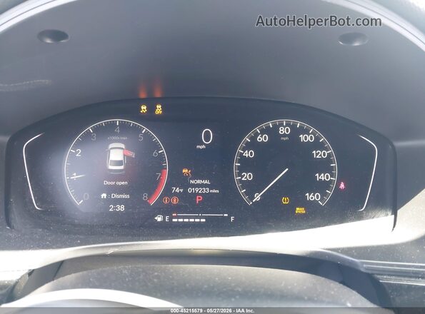 2HGFE2F54PH501779 2023 HONDA CIVIC Gray Vista de los asientos traseros