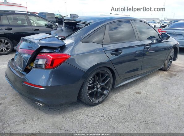 2HGFE2F54PH501779 2023 HONDA CIVIC Gray Trasero derecho