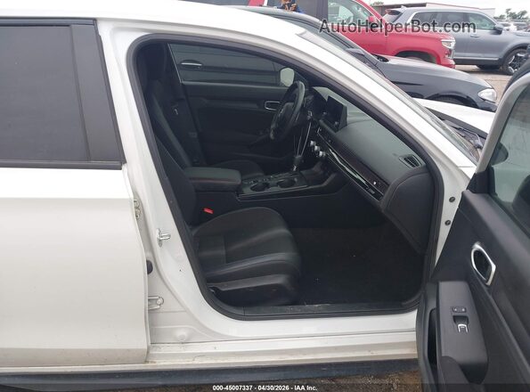 2HGFE2F54PH551694 2023 HONDA CIVIC White Вид салону спереду