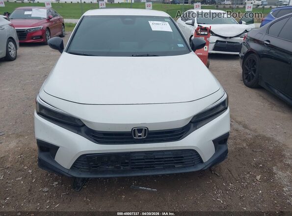 2HGFE2F54PH551694 2023 HONDA CIVIC White Вид щитка приладів