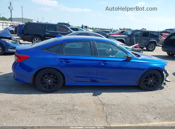 2HGFE2F54RH540665 2024 HONDA CIVIC Синий Вид задней части салона
