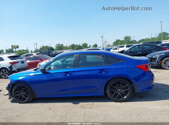 2HGFE2F54RH540665 2024 HONDA CIVIC Синий Панорамный вид салона 360°
