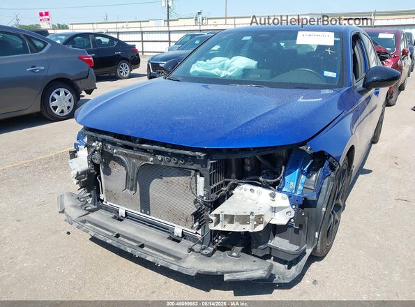 2HGFE2F54RH540665 2024 HONDA CIVIC Синий Вид спереди