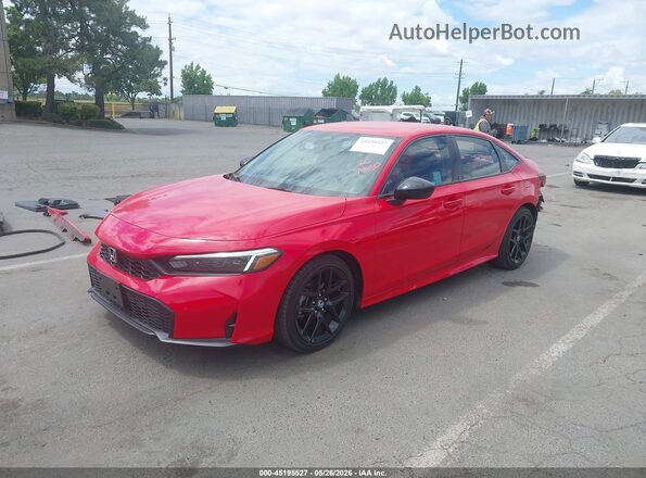2HGFE2F54SH546293 2025 HONDA CIVIC Red Передня ліва чверть