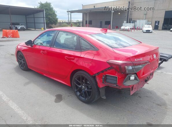 2HGFE2F54SH546293 2025 HONDA CIVIC Red Задня ліва чверть
