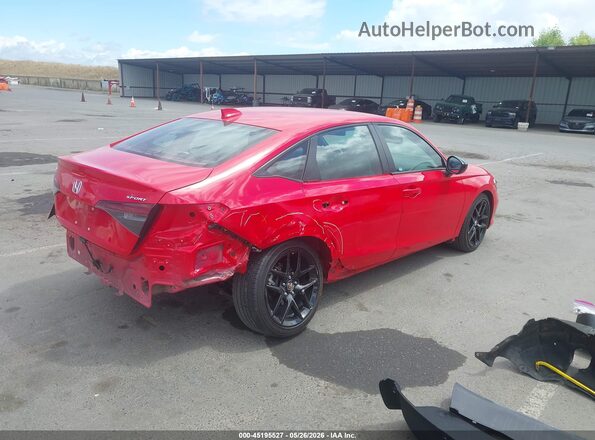2HGFE2F54SH546293 2025 HONDA CIVIC Red Задня права чверть