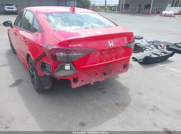 2HGFE2F54SH546293 2025 HONDA CIVIC Red Вид спереду