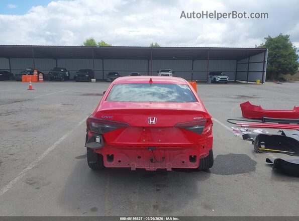2HGFE2F54SH546293 2025 HONDA CIVIC Red 