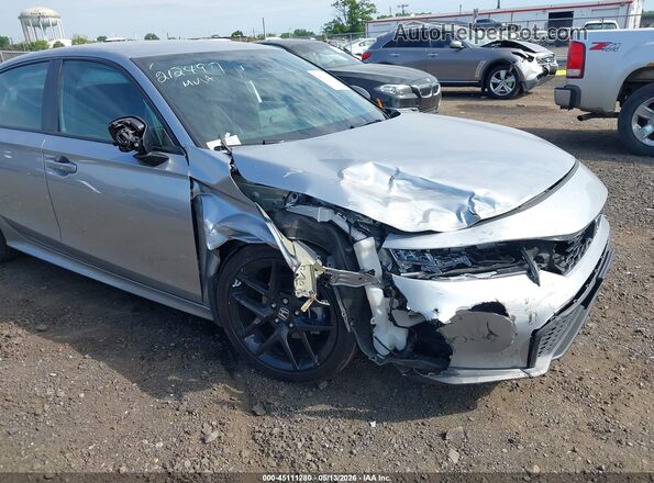2HGFE2F54SH606573 2025 HONDA CIVIC Silver წინა ხედი