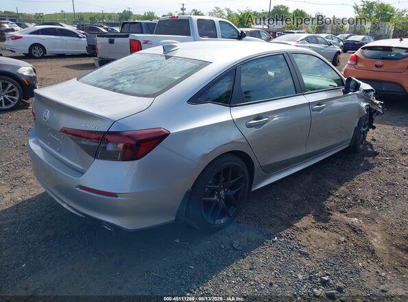 2HGFE2F54SH606573 2025 HONDA CIVIC Silver უკანა მარჯვენა