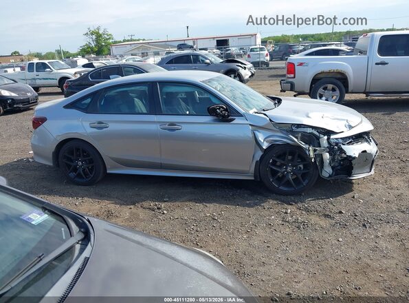2HGFE2F54SH606573 2025 HONDA CIVIC Silver უკანა სალონის ხედი