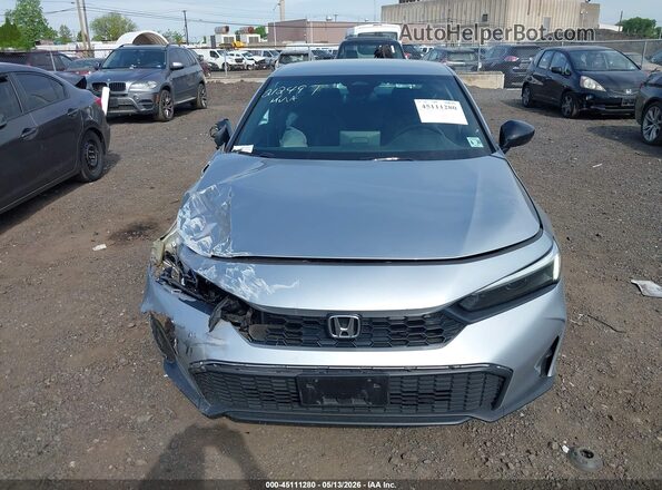 2HGFE2F54SH606573 2025 HONDA CIVIC Silver ხელსაწყოთა პანელის ხედი