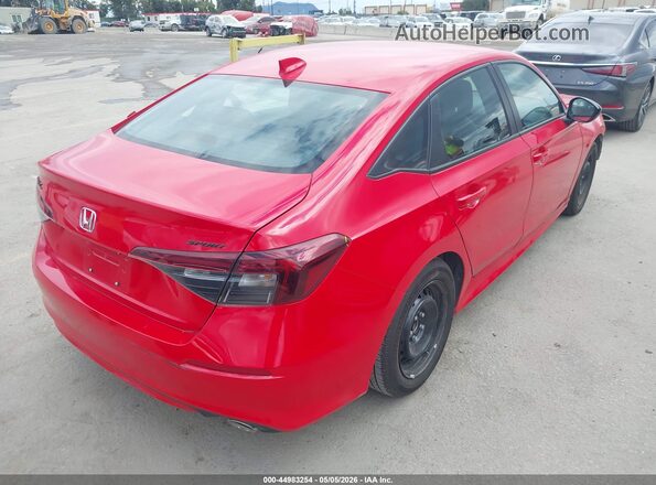 2HGFE2F54TH508774 2026 HONDA CIVIC Red Հետևի աջ