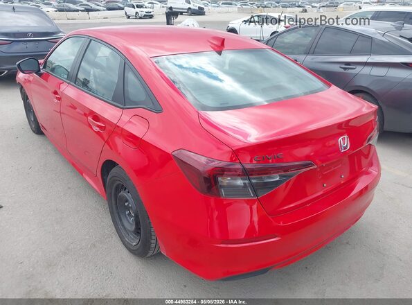 2HGFE2F54TH508774 2026 HONDA CIVIC Red Հետևի ձախ