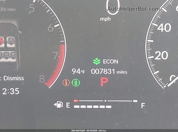 2HGFE2F54TH509455 2026 HONDA CIVIC Серый 