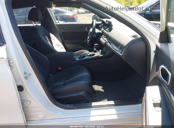 2HGFE2F54TH523291 2026 HONDA CIVIC White Widok wnętrza z przodu