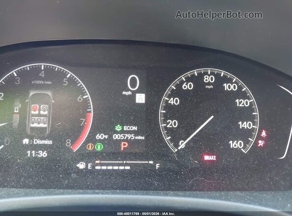 2HGFE2F54TH523291 2026 HONDA CIVIC White Widok tylnych siedzeń