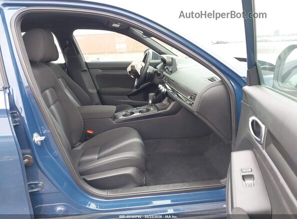 2HGFE2F54TH523632 2026 HONDA CIVIC Blue Vista interior delantera