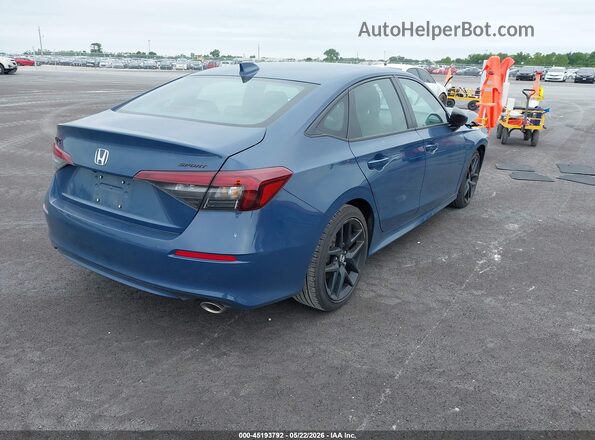 2HGFE2F54TH523632 2026 HONDA CIVIC Blue Trasero derecho