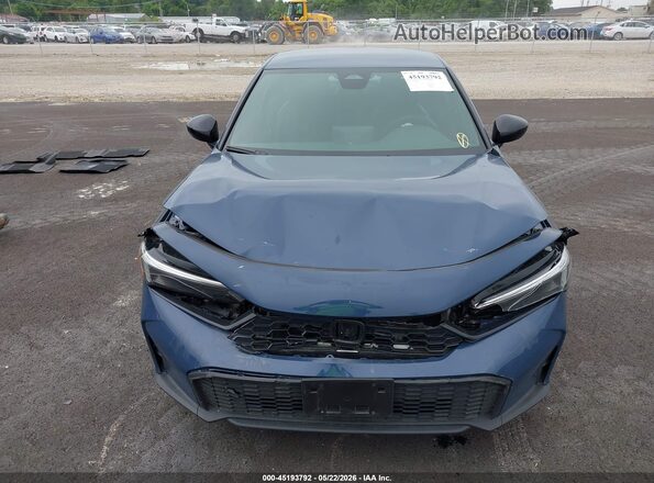 2HGFE2F54TH523632 2026 HONDA CIVIC Blue Vista del cuadro de instrumentos