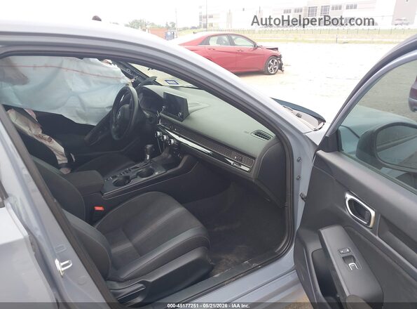 2HGFE2F55NH581896 2022 HONDA CIVIC Gray Widok wnętrza z przodu