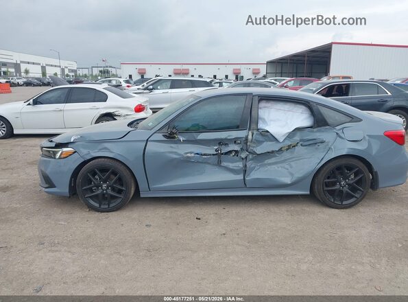 2HGFE2F55NH581896 2022 HONDA CIVIC Gray Widok z przodu