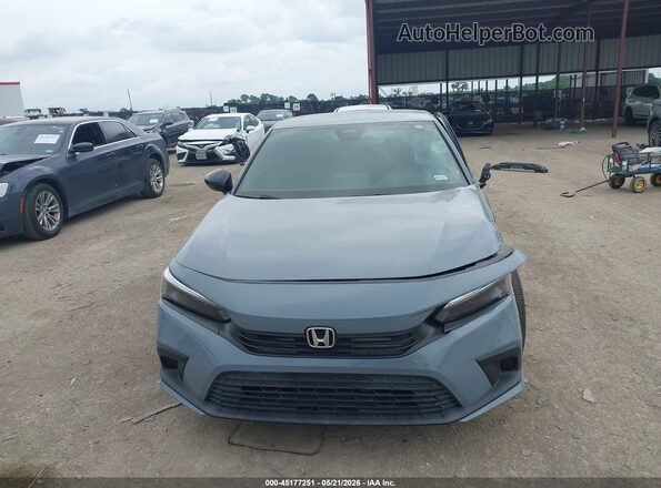 2HGFE2F55NH581896 2022 HONDA CIVIC Gray Widok deski rozdzielczej