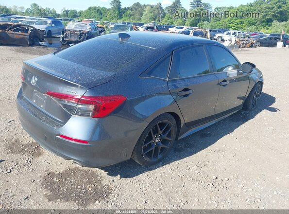 2HGFE2F55NH595958 2022 HONDA CIVIC Gray Հետևի աջ