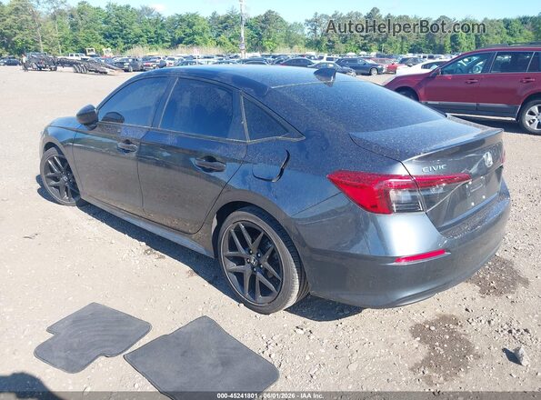 2HGFE2F55NH595958 2022 HONDA CIVIC Gray Հետևի ձախ