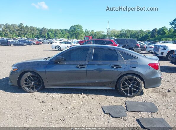 2HGFE2F55NH595958 2022 HONDA CIVIC Gray Սալոնի 360 աստիճան տեսք