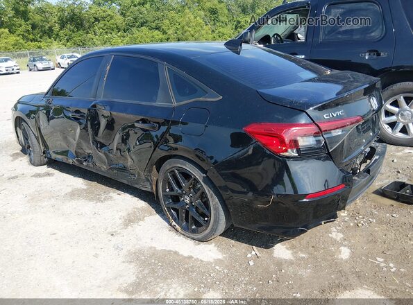 2HGFE2F55NH602018 2022 HONDA CIVIC Черный Задняя левая четверть