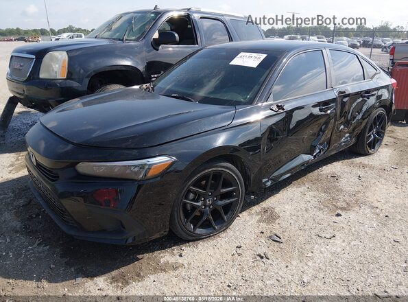 2HGFE2F55NH602018 2022 HONDA CIVIC Черный Передняя левая четверть