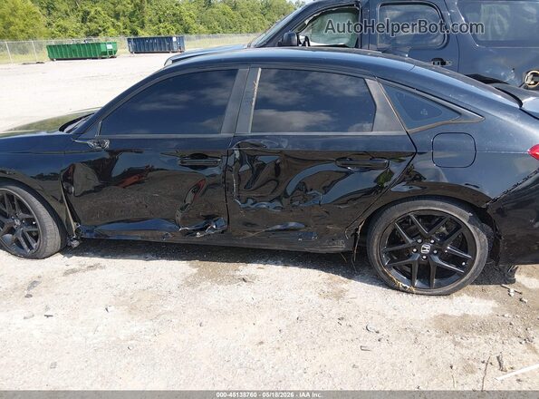 2HGFE2F55NH602018 2022 HONDA CIVIC Черный Вид спереди