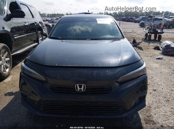 2HGFE2F55NH602018 2022 HONDA CIVIC Черный Вид задней части салона