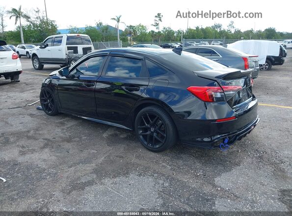 2HGFE2F55PH505937 2023 HONDA CIVIC Black Rear left