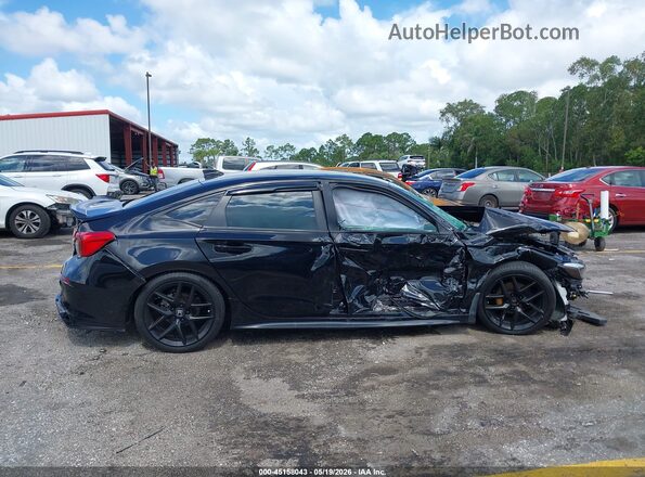 2HGFE2F55PH505937 2023 HONDA CIVIC Black Rear interior view