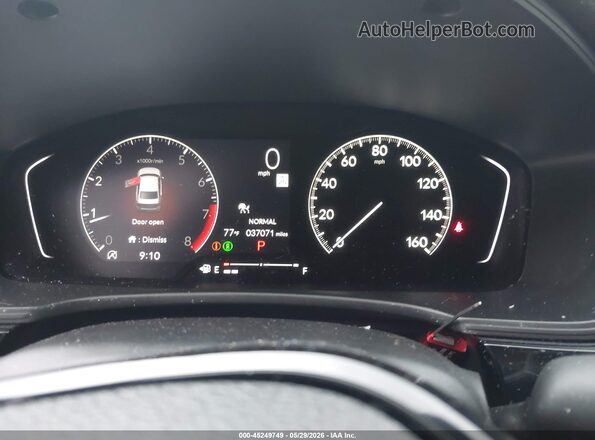 2HGFE2F55PH513844 2023 HONDA CIVIC Light Blue Вид задніх сидінь
