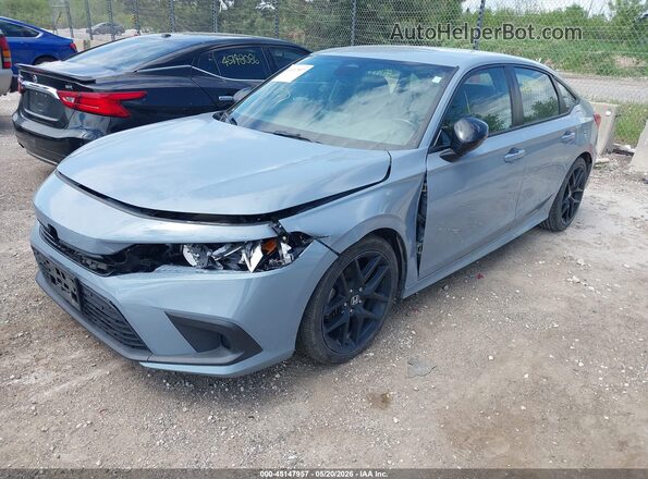 2HGFE2F55PH572294 2023 HONDA CIVIC Light Blue 