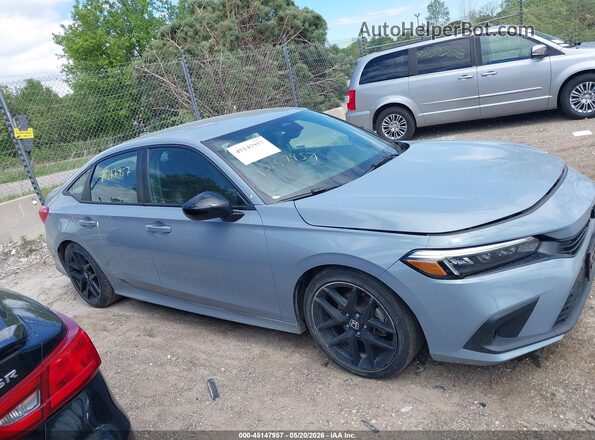 2HGFE2F55PH572294 2023 HONDA CIVIC Light Blue 