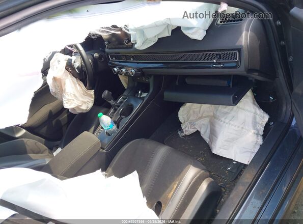 2HGFE2F55RH523857 2024 HONDA CIVIC Gray Вид салону спереду